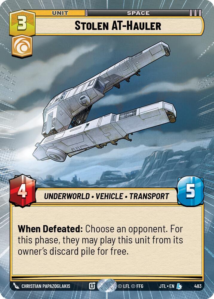 Stolen AT-Hauler (Hyperspace) card image