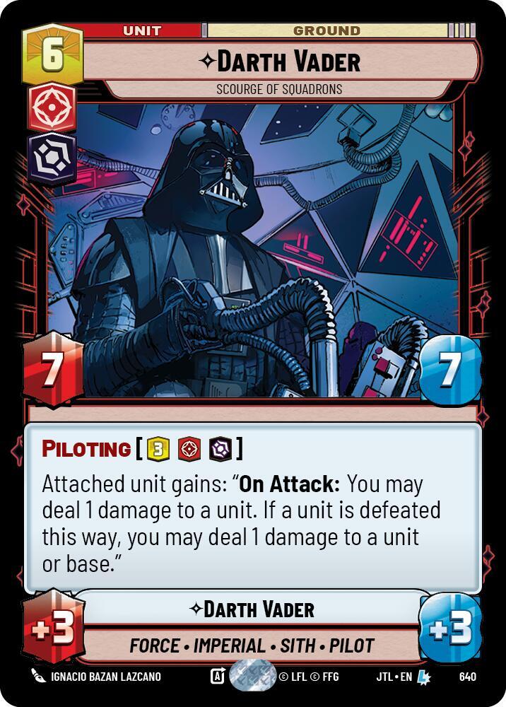 Darth Vader - Scourge of Squadrons (Foil) card image