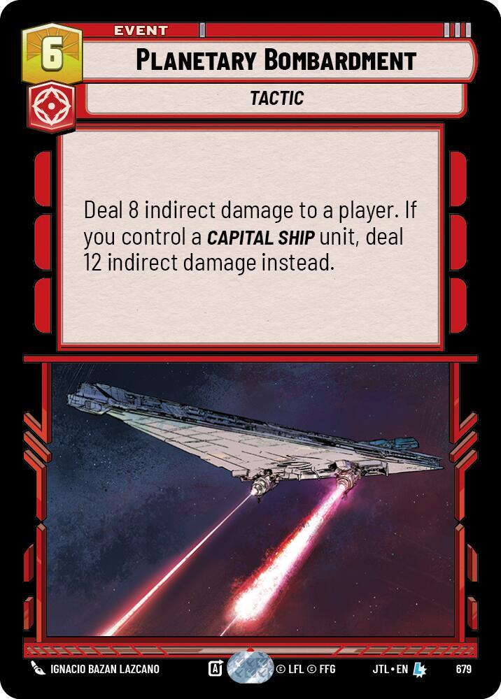 Planetary Bombardment (Foil) card image