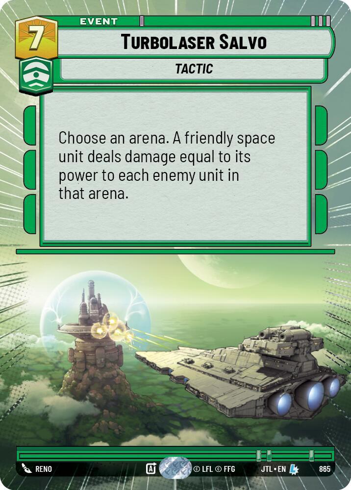 Turbolaser Salvo (Hyperspace Foil) card image