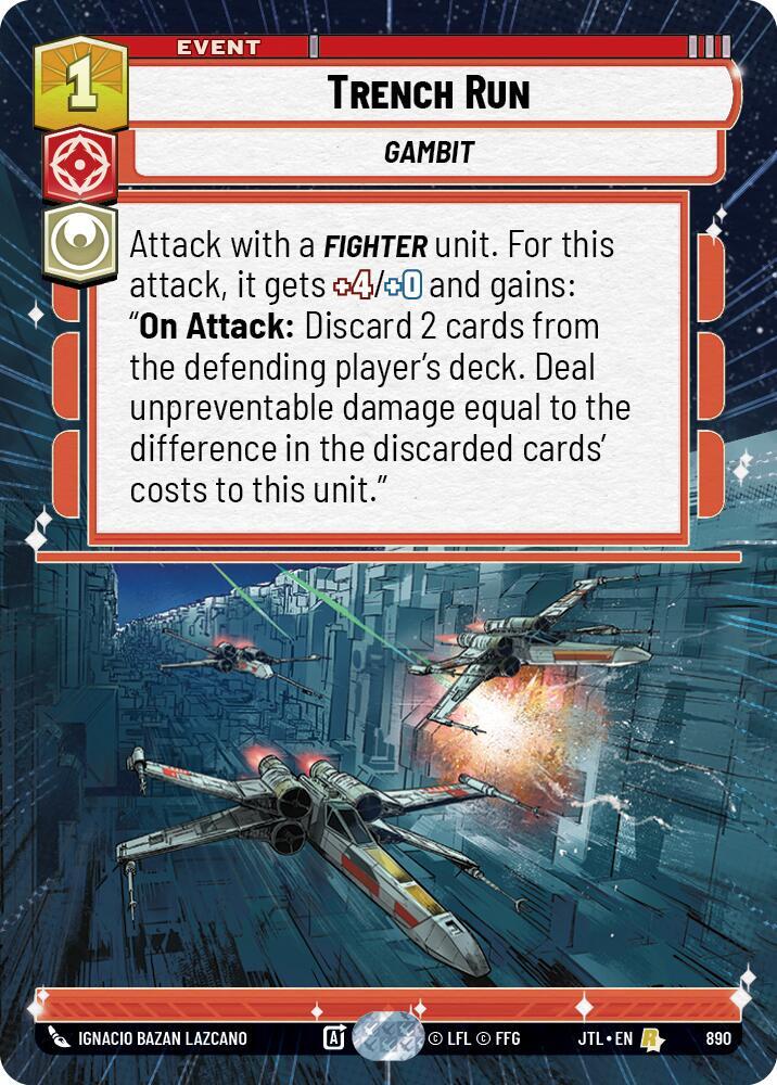 Trench Run (Hyperspace Foil) card image