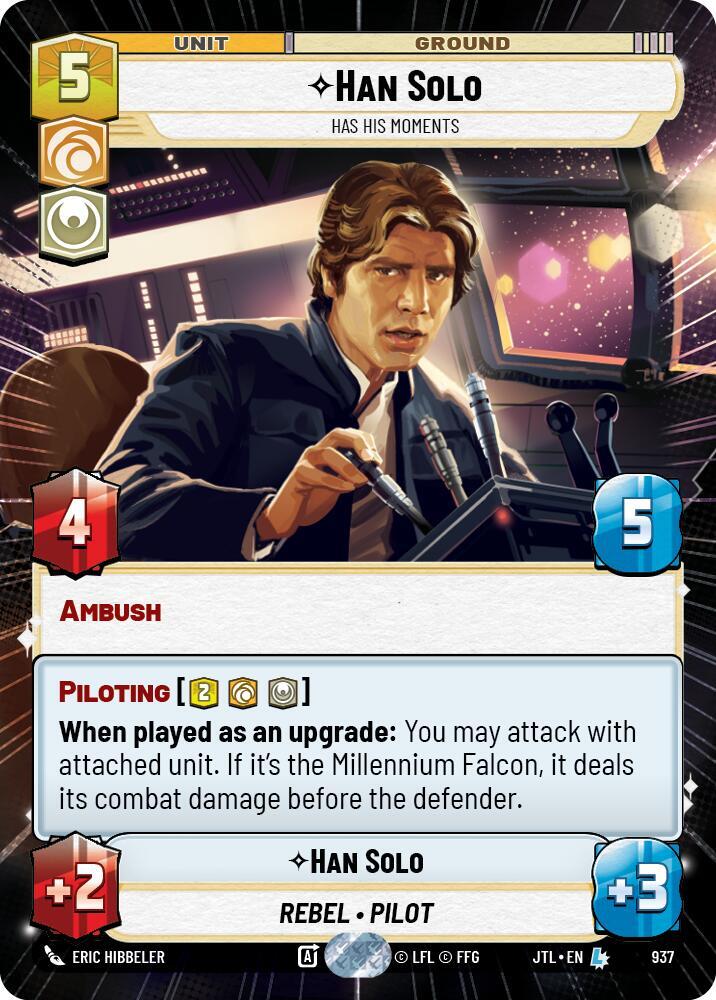 Han Solo - Has His Moments (Hyperspace Foil) card image