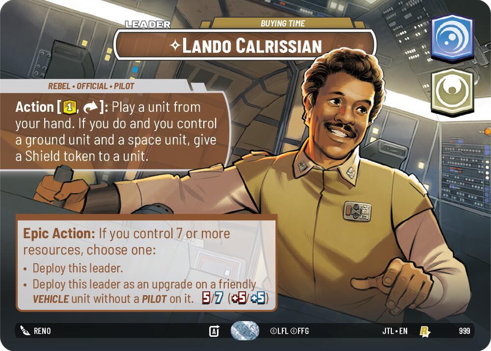 Lando Calrissian - Buying Time (Showcase) card image