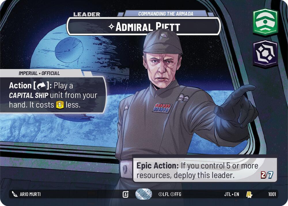 Admiral Piett - Commanding the Armada (Showcase) card image