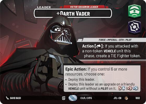Darth Vader - Victor Squadron Leader (Showcase) card image