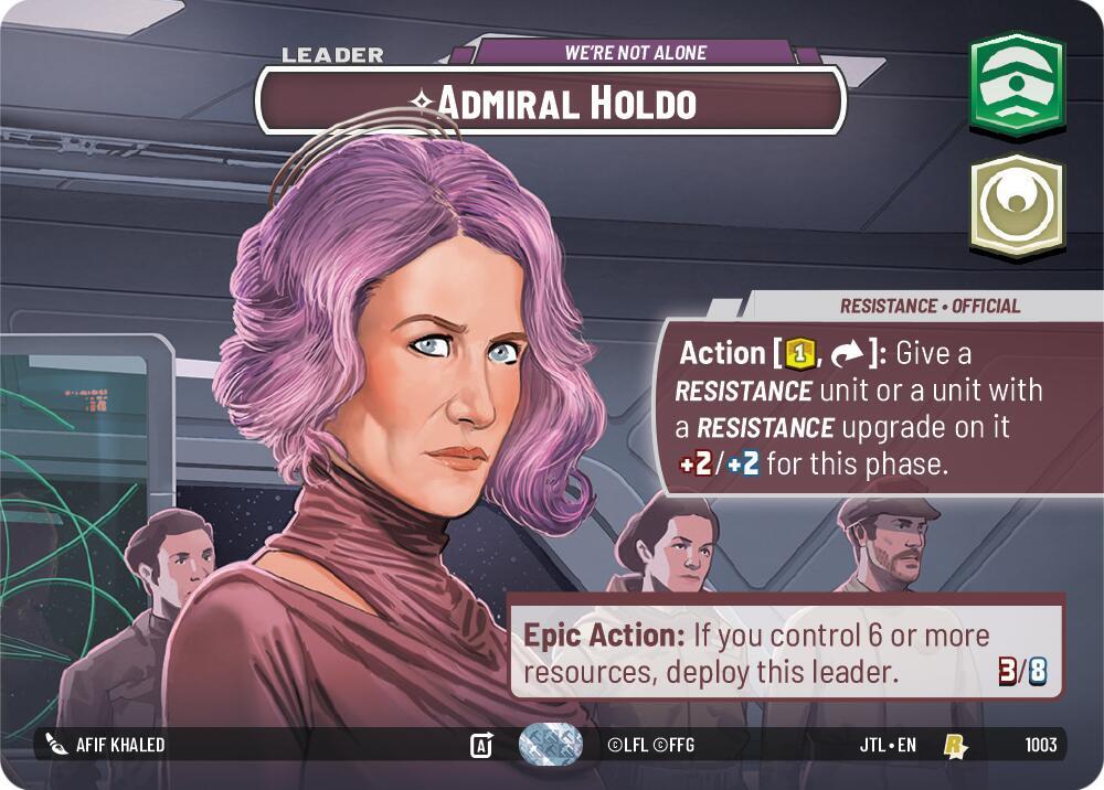 Admiral Holdo - We're Not Alone (Showcase) card image