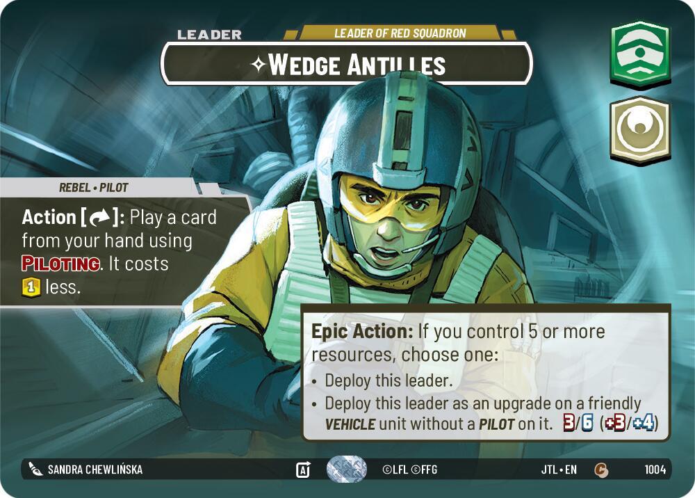 Wedge Antilles - Leader of Red Squadron (Showcase) card image