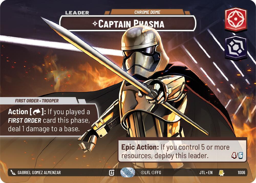 Captain Phasma - Chrome Dome (Showcase) card image