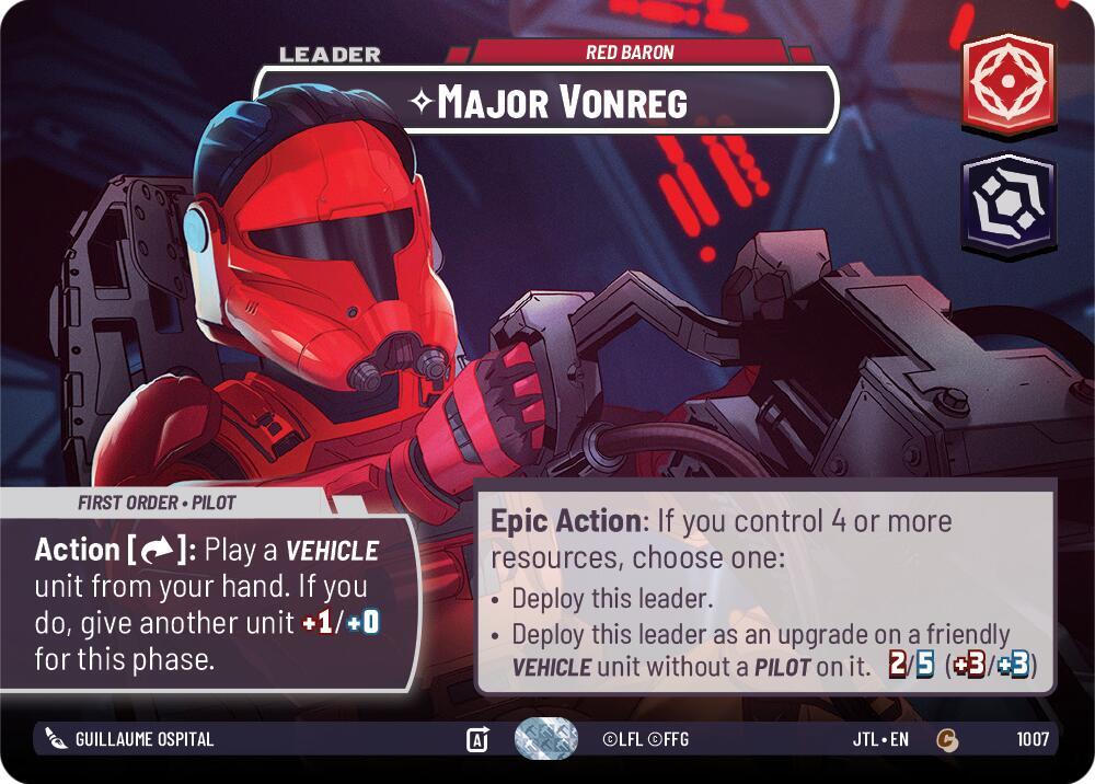 Major Vonreg - Red Baron (Showcase) card image