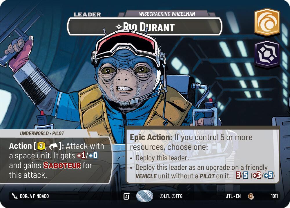 Rio Durant - Wisecrack Wheelman (Showcase) card image