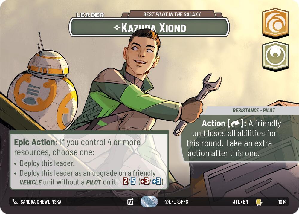 Kazuda Xiono - Best Pilot in the Galaxy (Showcase) card image