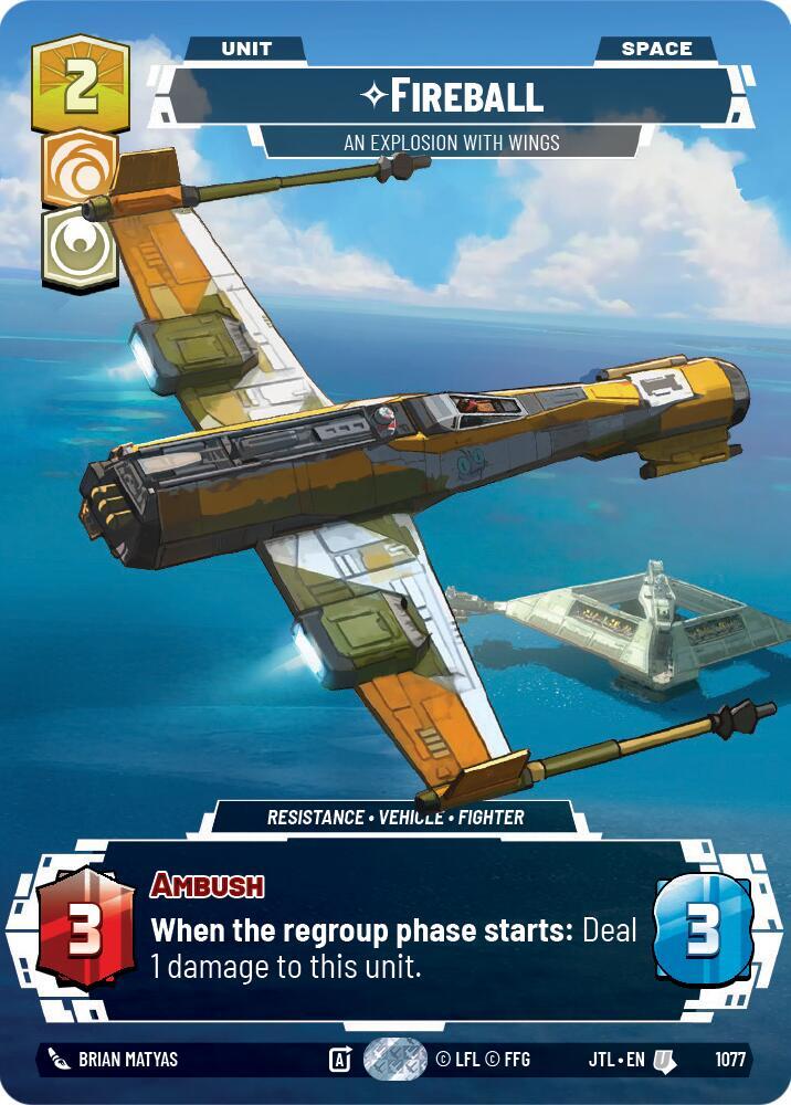 Fireball - An Explosion With Wings (Prestige Foil) card image