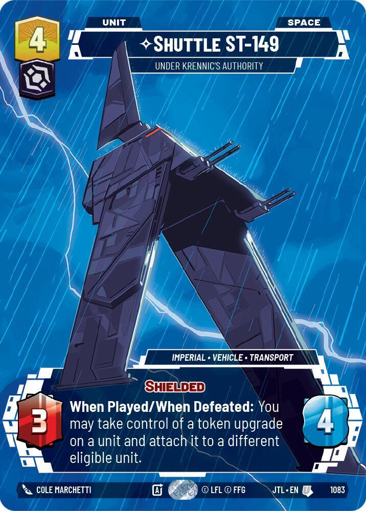 Shuttle ST-149 - Under Krennic's Authority (Prestige Foil) card image