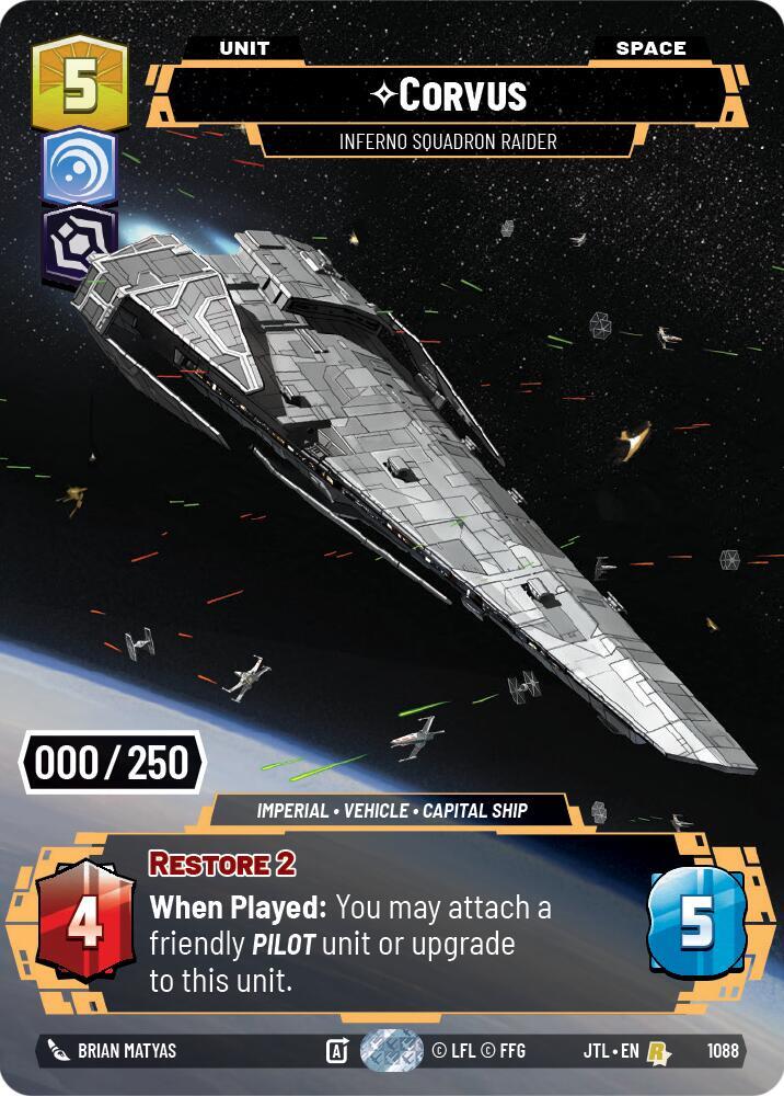 Corvus - Inferno Squadron Raider (Serialized) card image