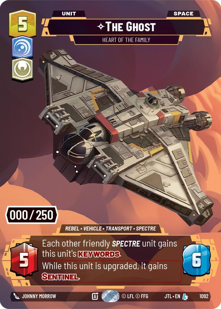 The Ghost - Heart of the Family (Serialized) card image