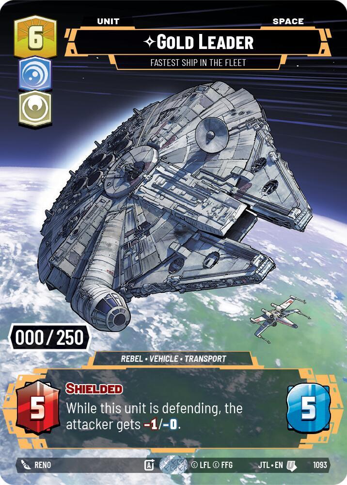 Gold Leader - Fastest Ship in the Fleet (Serialized) card image