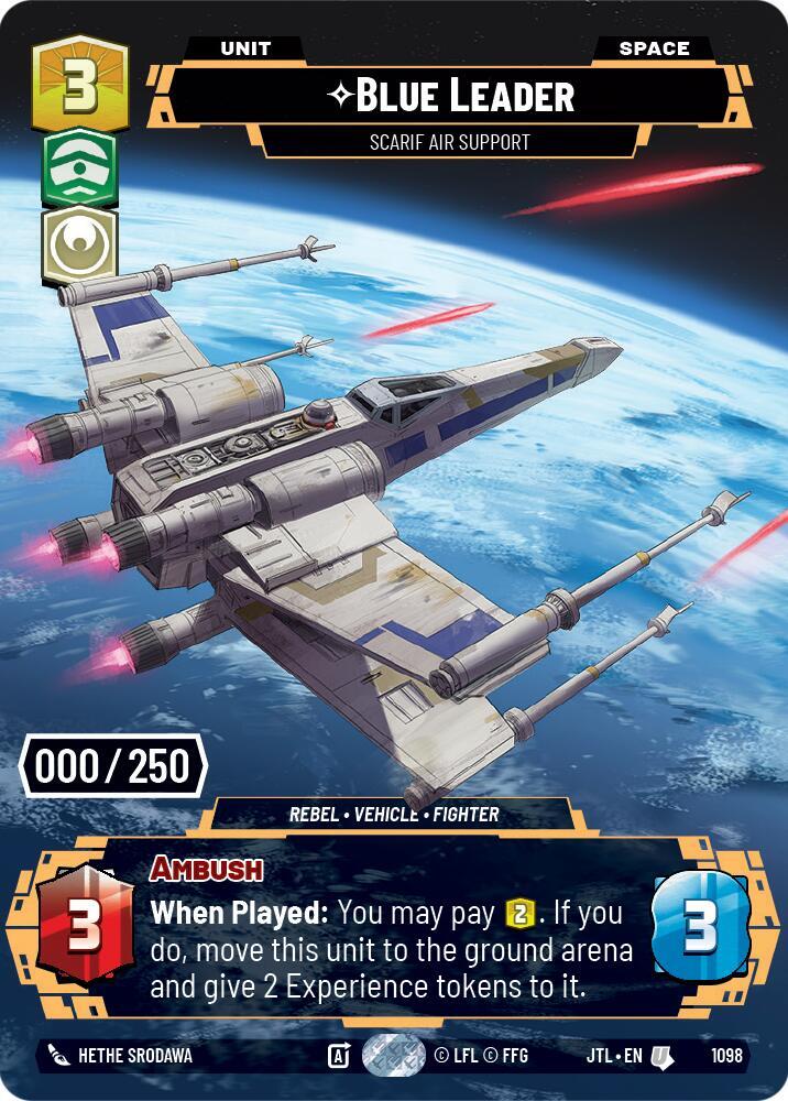 Blue Leader - Scarif Air Support (Serialized) card image
