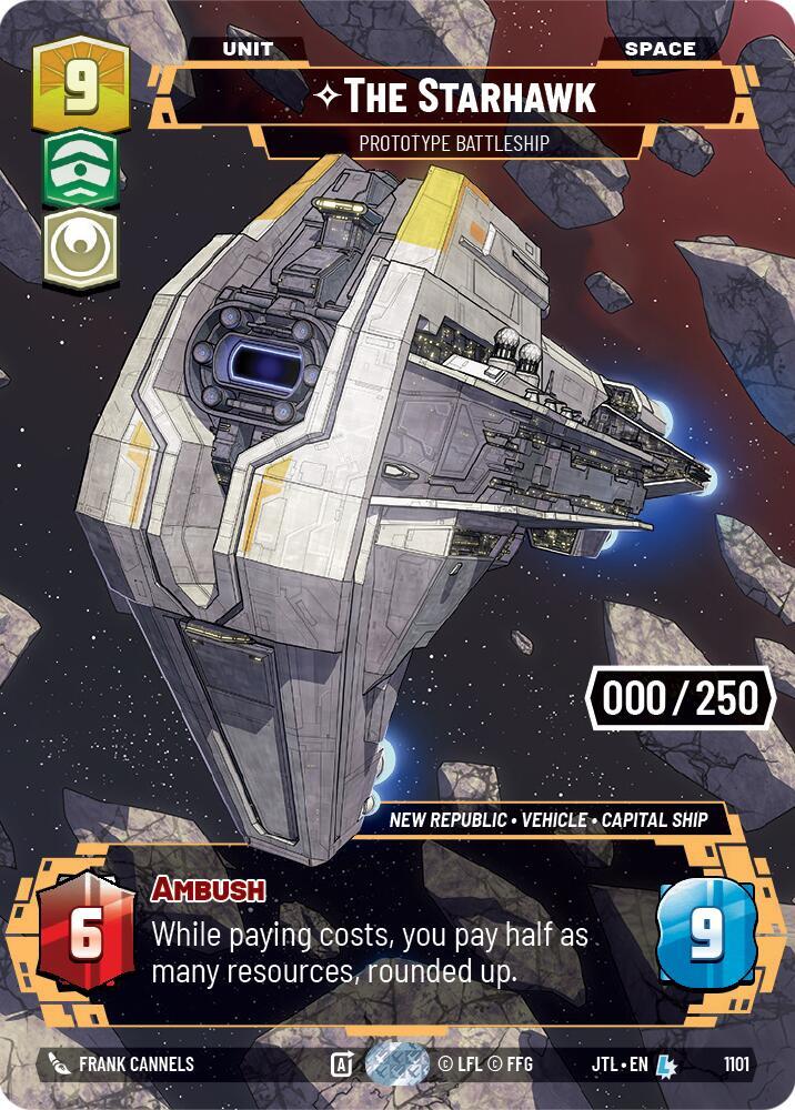 The Starhawk - Prototype Battleship (Serialized) card image