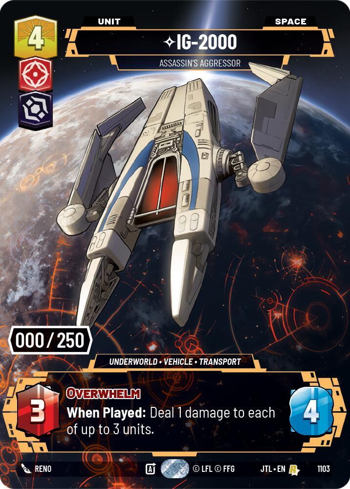 IG-2000 - Assassin's Aggressor (Serialized) card image