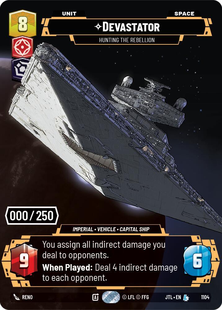 Devastator - Hunting the Rebellion (Serialized) card image