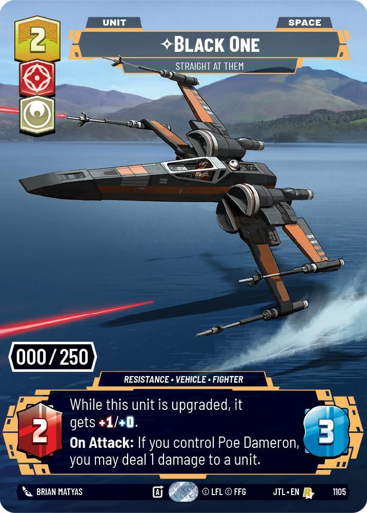 Black One - Straight At Them (Serialized) card image