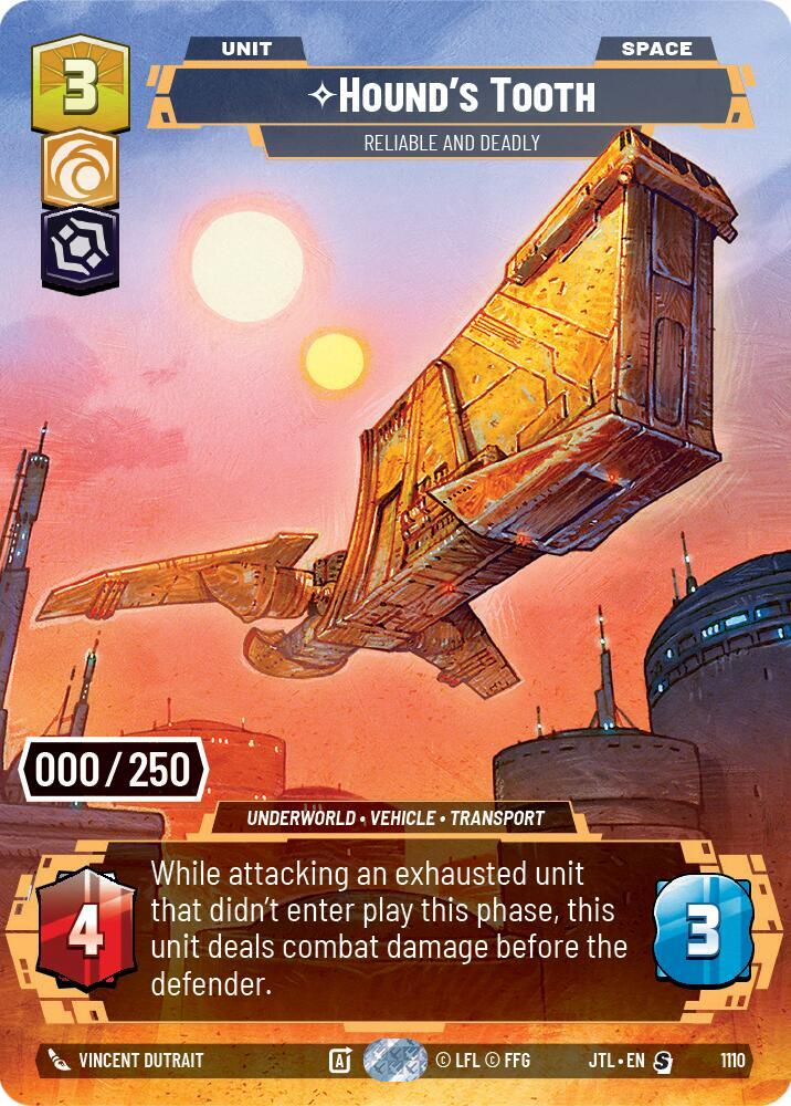 Hound's Tooth - Reliable and Deadly (Serialized) card image