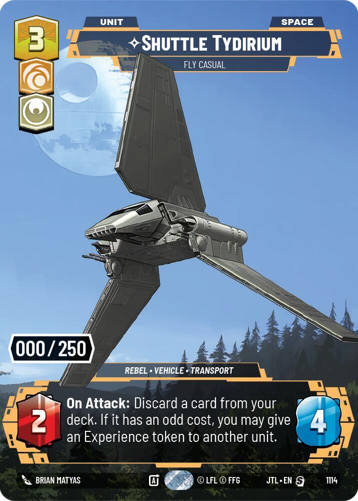 Shuttle Tydirium - Fly Casual (Serialized) card image