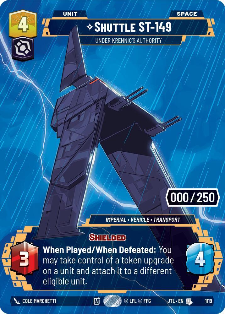 Shuttle ST-149 - Under Krennic's Authority (Serialized) card image