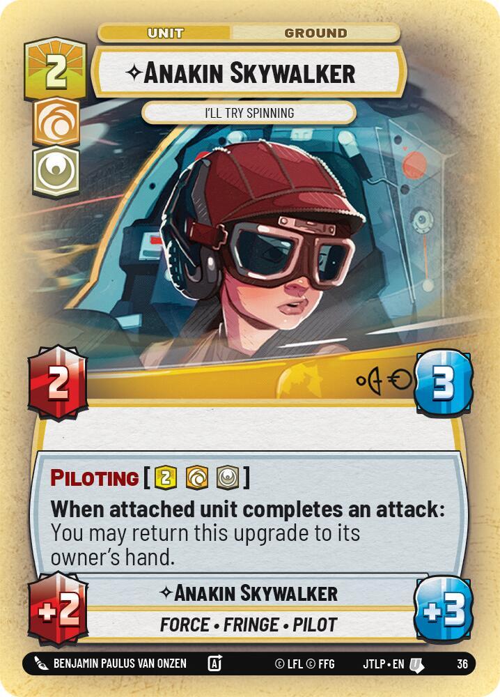 Anakin Skywalker - I'll Try Spinning (Foil) card image