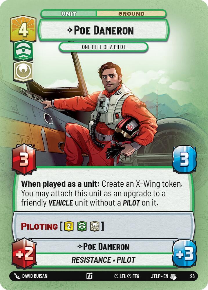 Poe Dameron - One Hell of a Pilot (Foil) card image