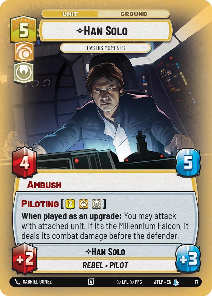 Han Solo - Has His Moments card image