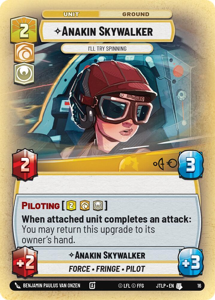Anakin Skywalker - I'll Try Spinning card image