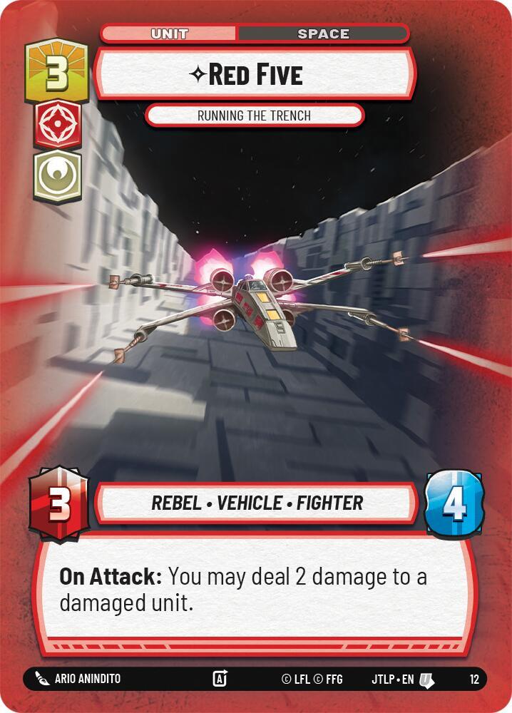 Red Five - Running the Trench card image