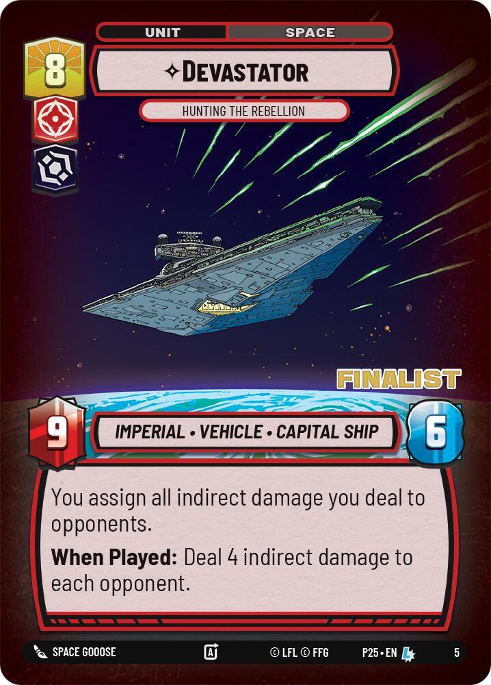 Devastator - Hunting the Rebellion (Finalist) card image