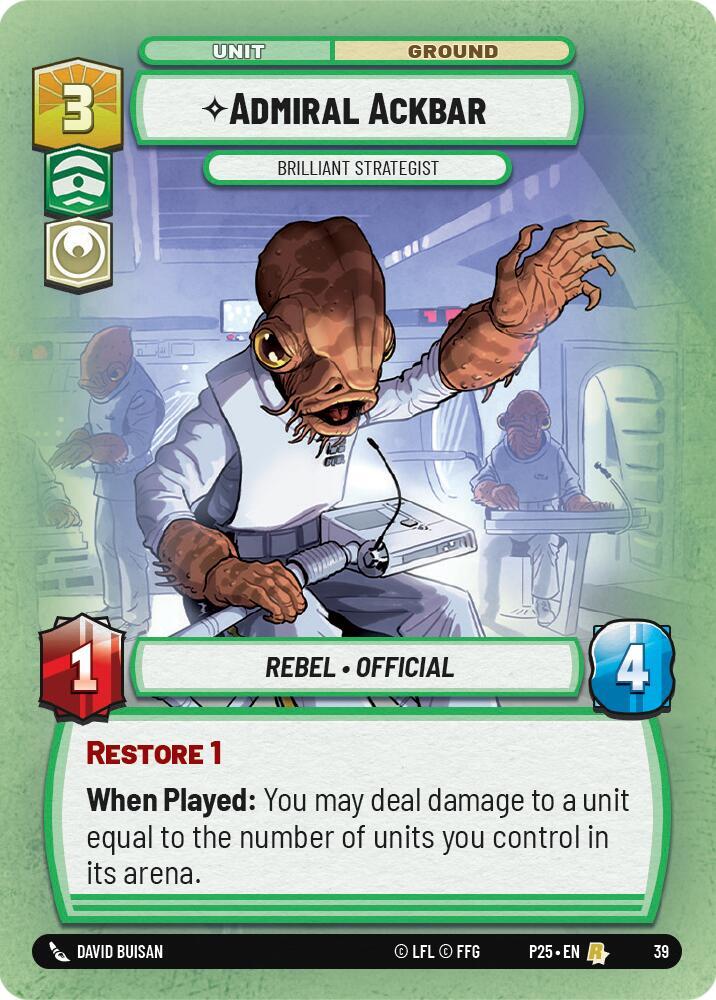 Admiral Ackbar - Brilliant Strategist card image
