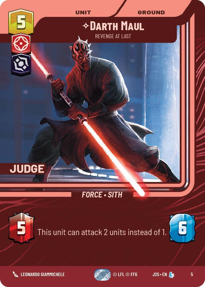 Darth Maul - Revenge at Last card image