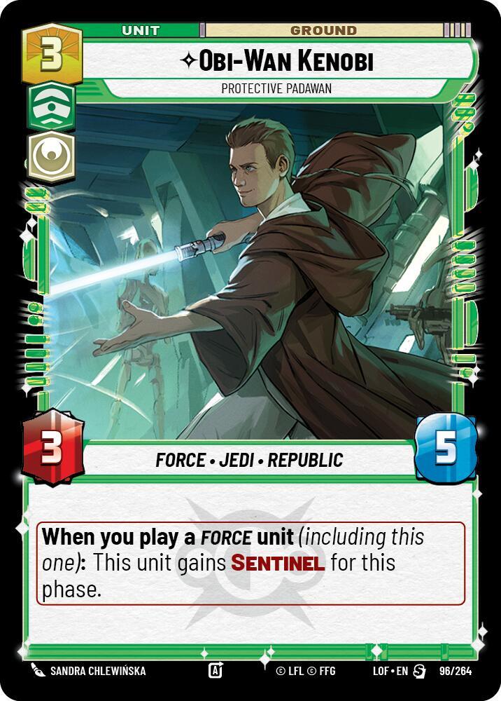 Obi-Wan Kenobi - Protective Padawan card image