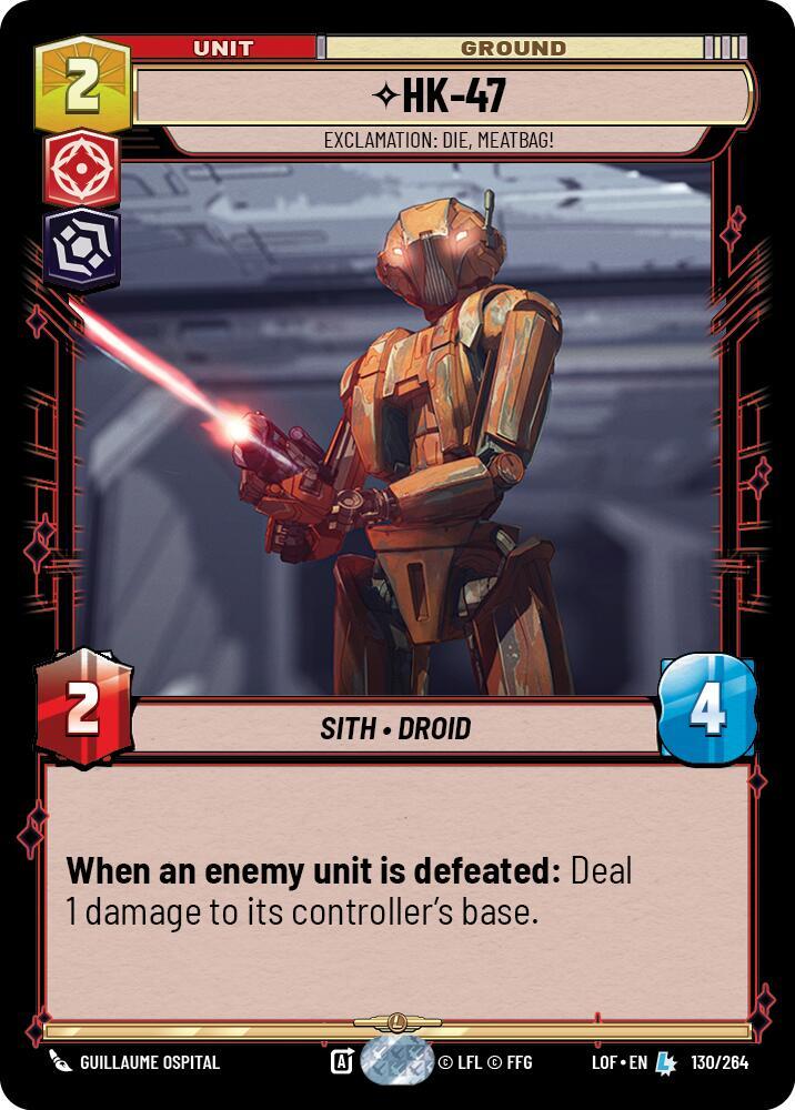 HK-47 - Exclamation: Die, Meatbag! card image