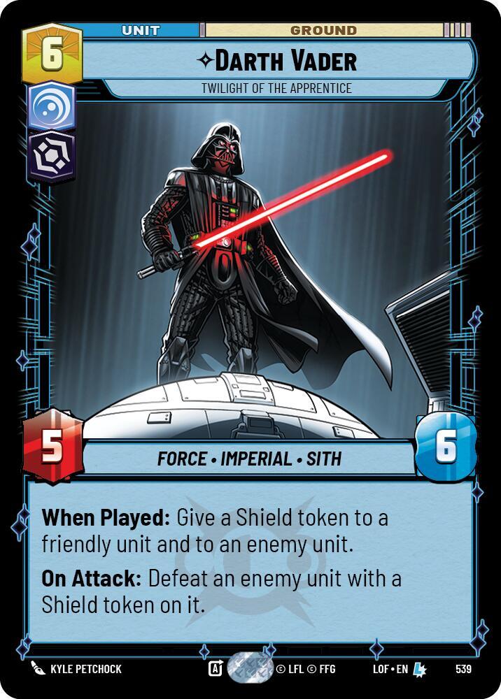 Darth Vader - Twilight of the Apprentice (Foil) card image