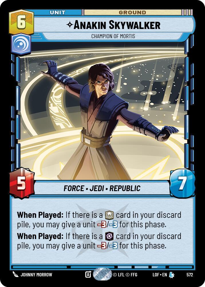 Anakin Skywalker - Champion of Mortis (Foil) card image
