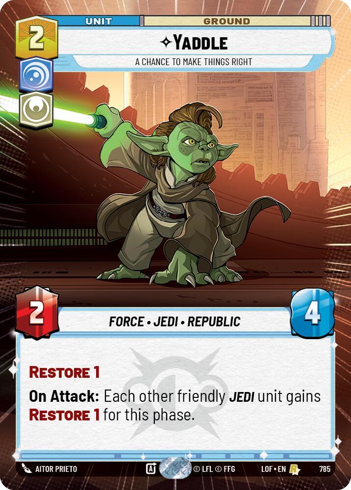 Yaddle - A Chance To Make Things Right (Hyperspace Foil) card image