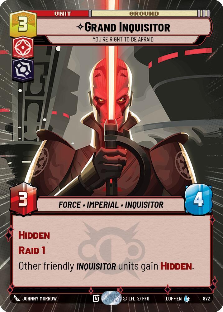 Grand Inquisitor - You're Right to Be Afraid (Hyperspace Foil) card image