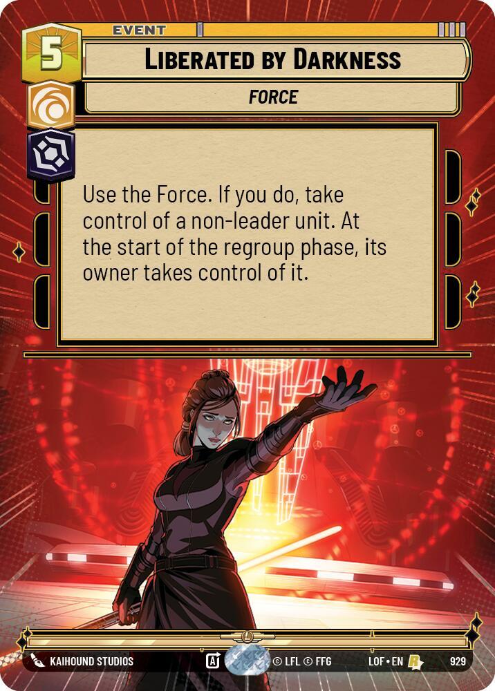 Liberated by Darkness (Hyperspace Foil) card image