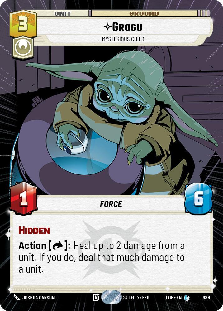 Grogu - Mysterious Child (Hyperspace Foil) card image