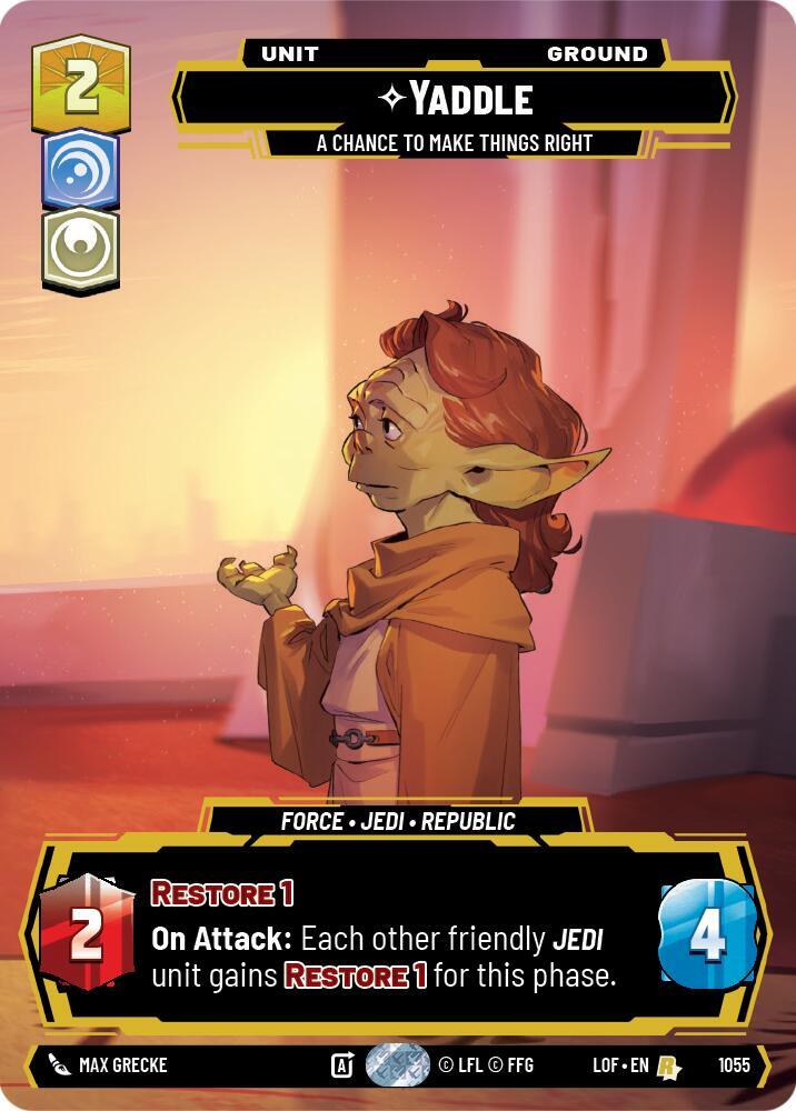 Yaddle - A Chance To Make Things Right (Prestige) card image