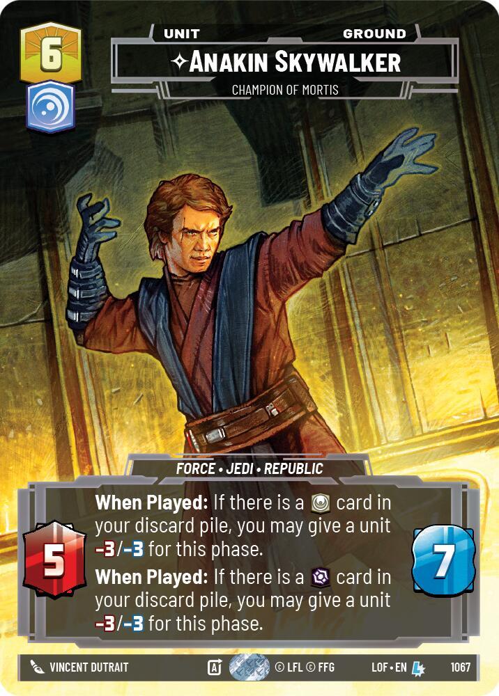 Anakin Skywalker - Champion of Mortis (Prestige) card image