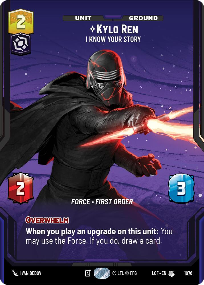 Kylo Ren - I Know Your Story (Prestige Foil) card image