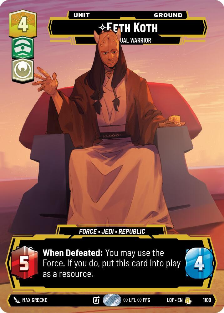 Eeth Koth - Spiritual Warrior (Prestige Foil) card image