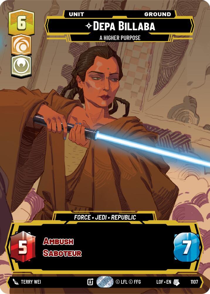 Depa Billaba - A Higher Purpose (Prestige Foil) card image