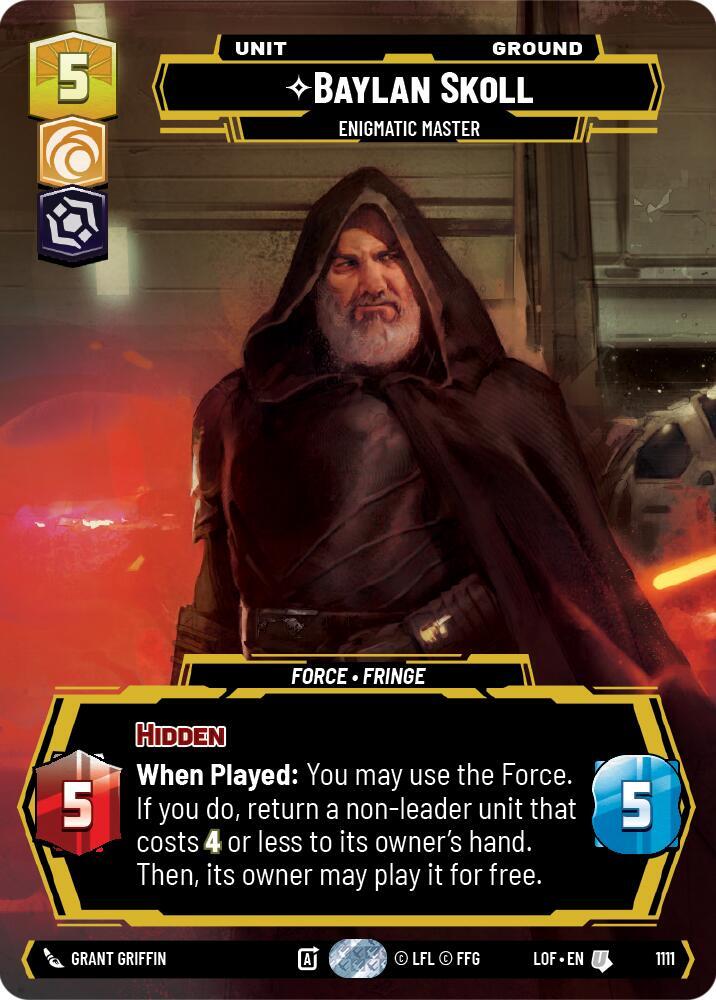 Baylan Skoll - Enigmatic Master (Prestige Foil) card image